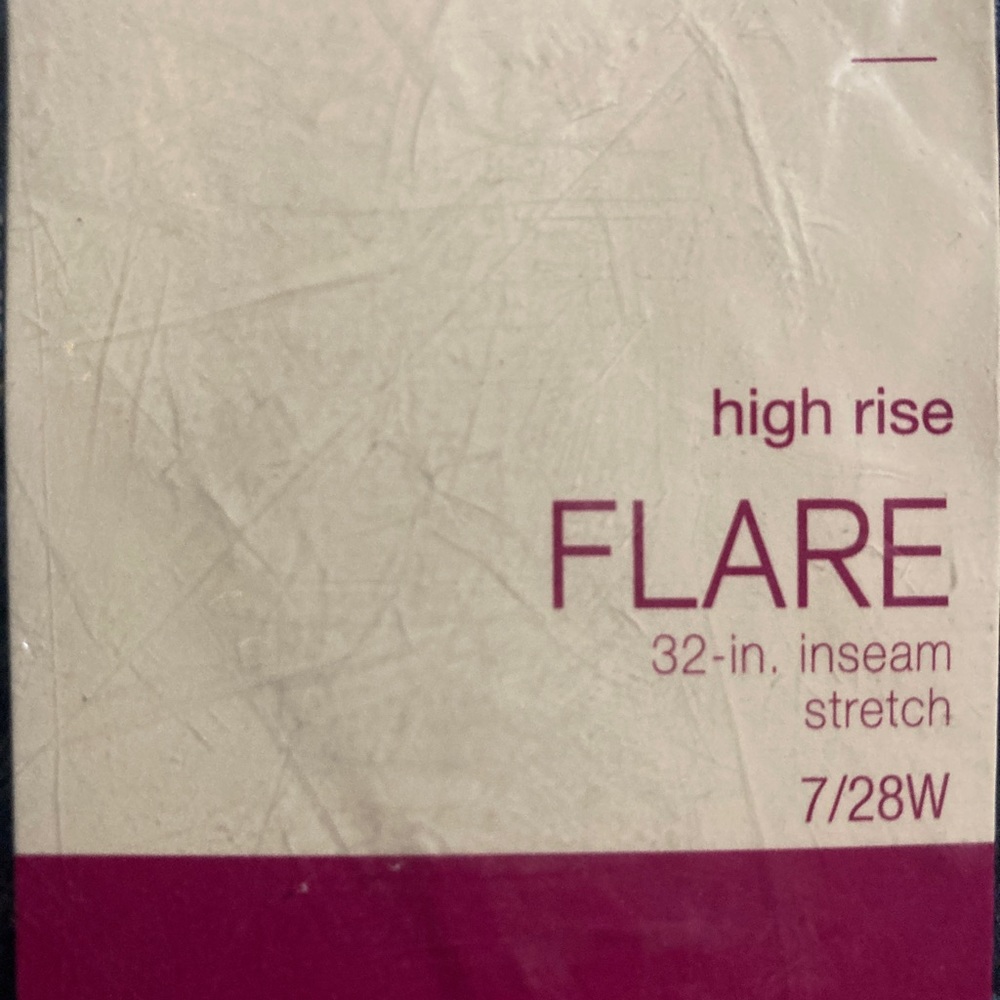 New, never tried on, flare jeans